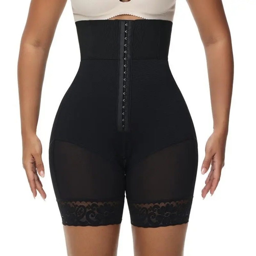 Elegant Black High-Waisted Shapewear